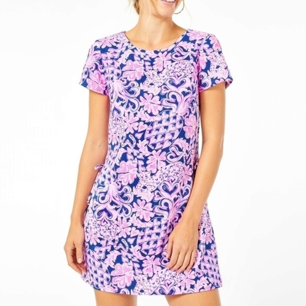 Lilly Pulitzer Indigo Love You Bunches Blanca Romper size 2